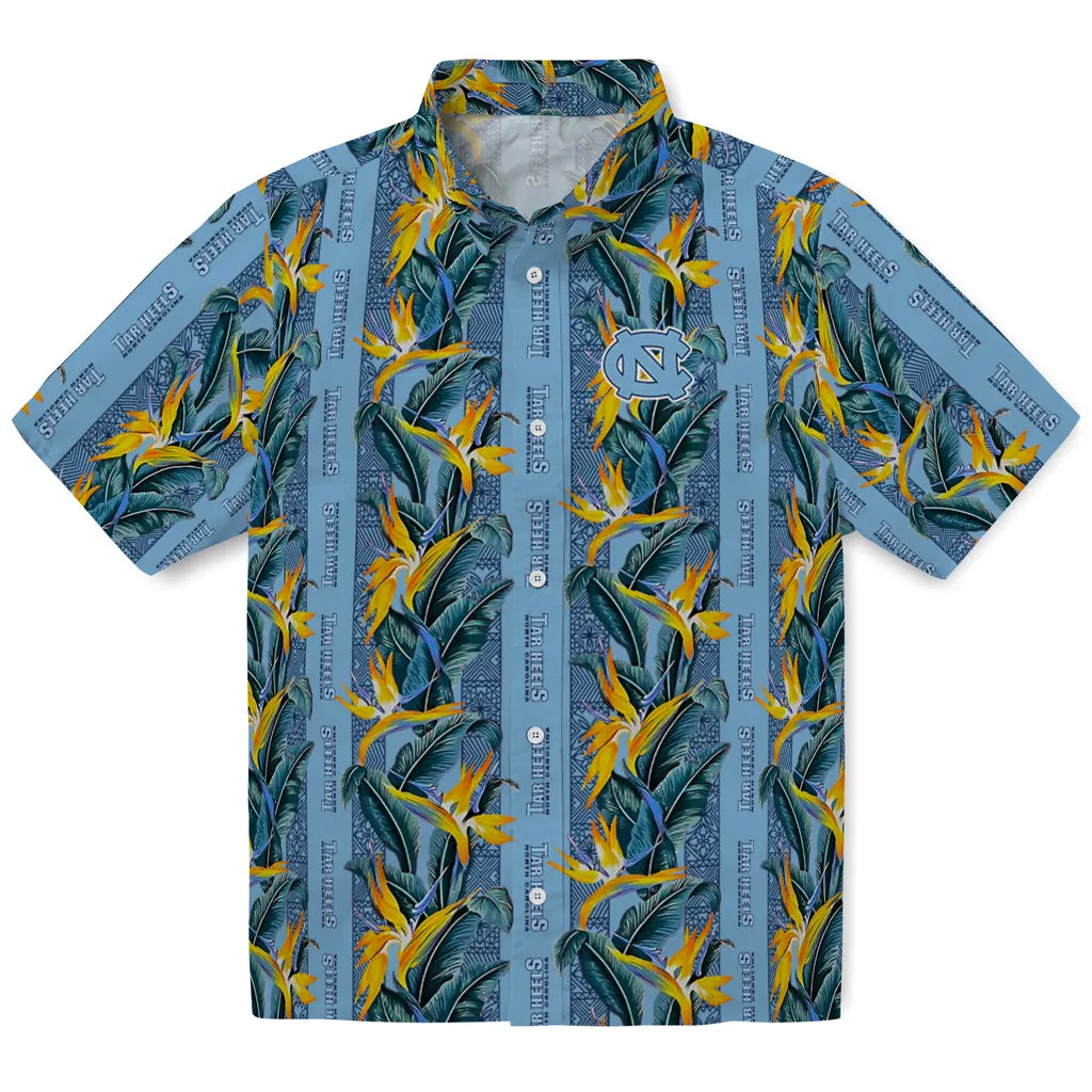 North Carolina Tar Heels Hawaiian Shirt - Paradise Vines | Hula Hawaiian Shirts