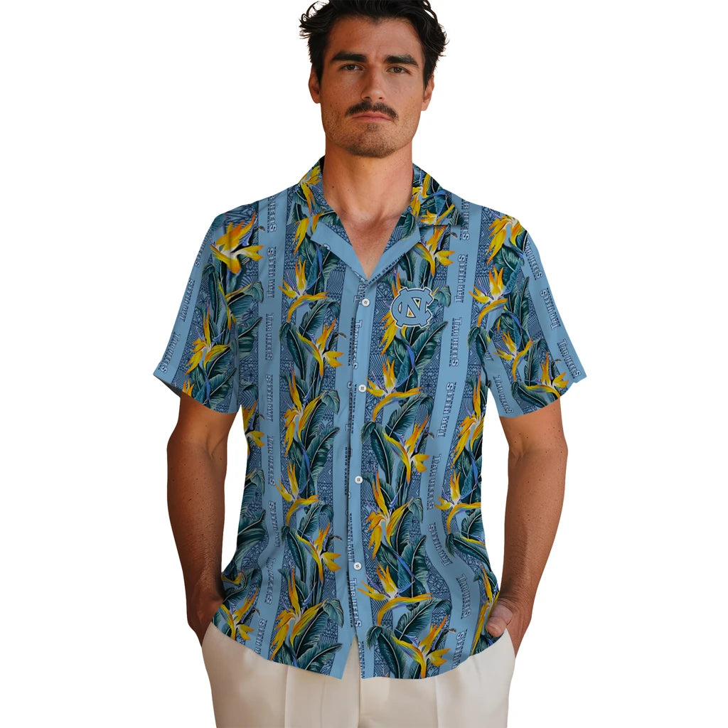 North Carolina Tar Heels Hawaiian Shirt - Paradise Vines | Hula Hawaiian Shirts