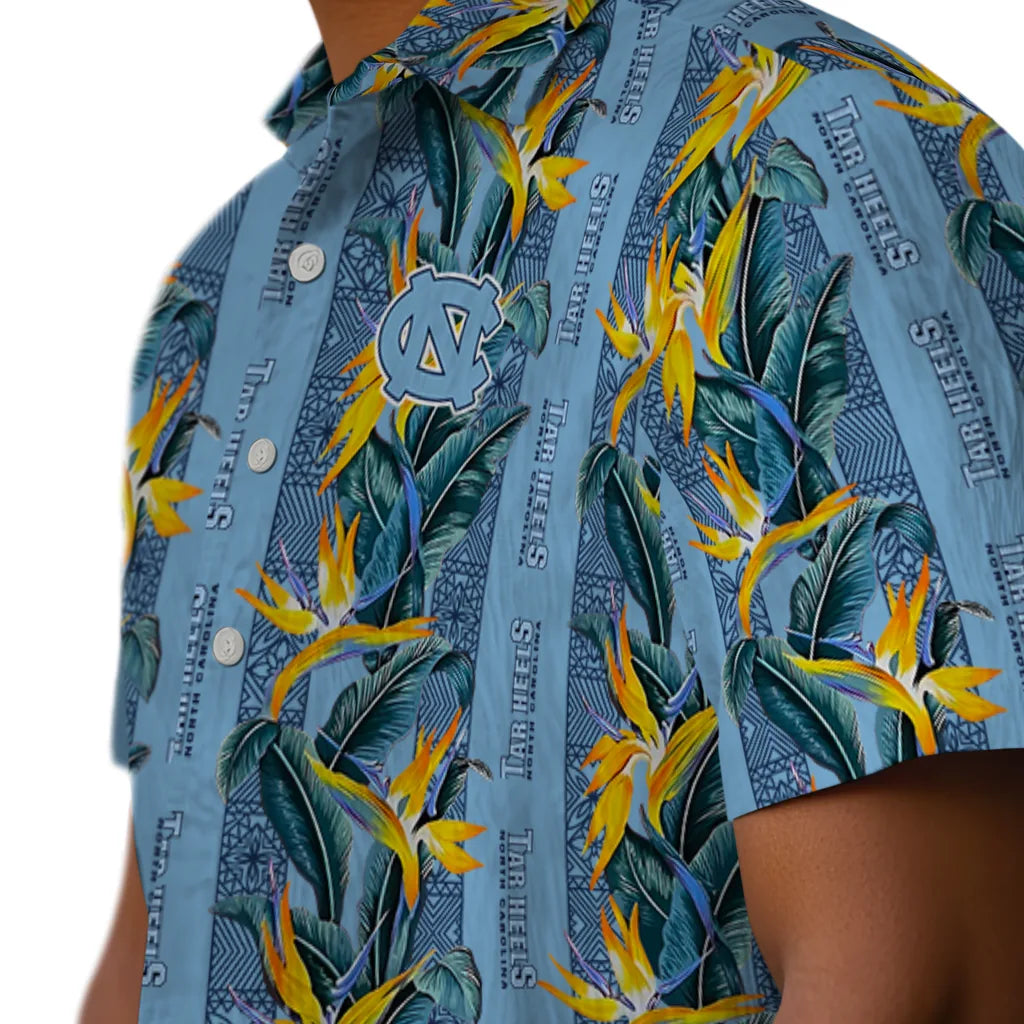 North Carolina Tar Heels Hawaiian Shirt - Paradise Vines | Hula Hawaiian Shirts