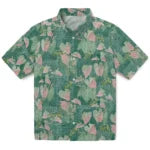 North Dakota State Bison Hawaiian Shirt - Anthurium Overlay | Hula Hawaiian Shirts