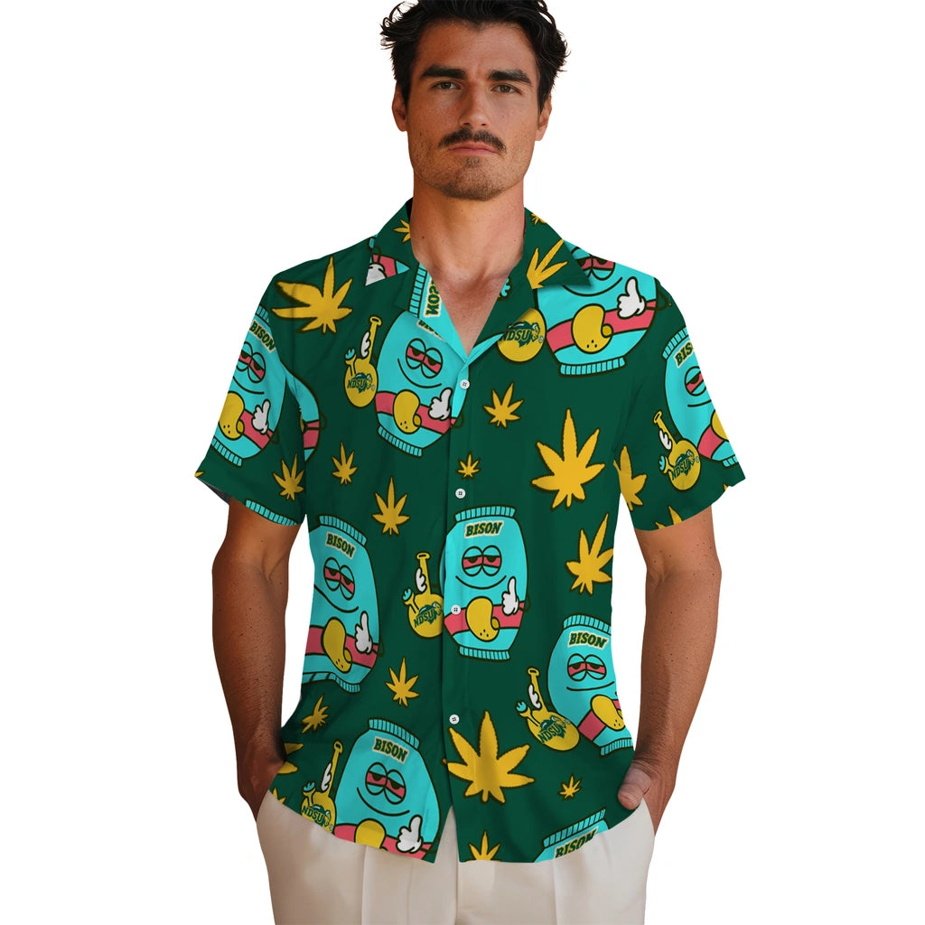 North Dakota State Bison Hawaiian Shirt - Chill Vibe | Hula Hawaiian Shirts