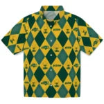 North Dakota State Bison Hawaiian Shirt - Golfing Plaid | Hula Hawaiian Shirts