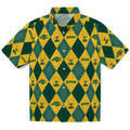 North Dakota State Bison Hawaiian Shirt - Golfing Plaid | Hula Hawaiian Shirts