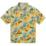North Dakota State Bison Hawaiian Shirt - Hibiscus Mood | Hula Hawaiian Shirts