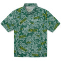 North Dakota State Bison Hawaiian Shirt - Hibiscus Oasis | Hula Hawaiian Shirts