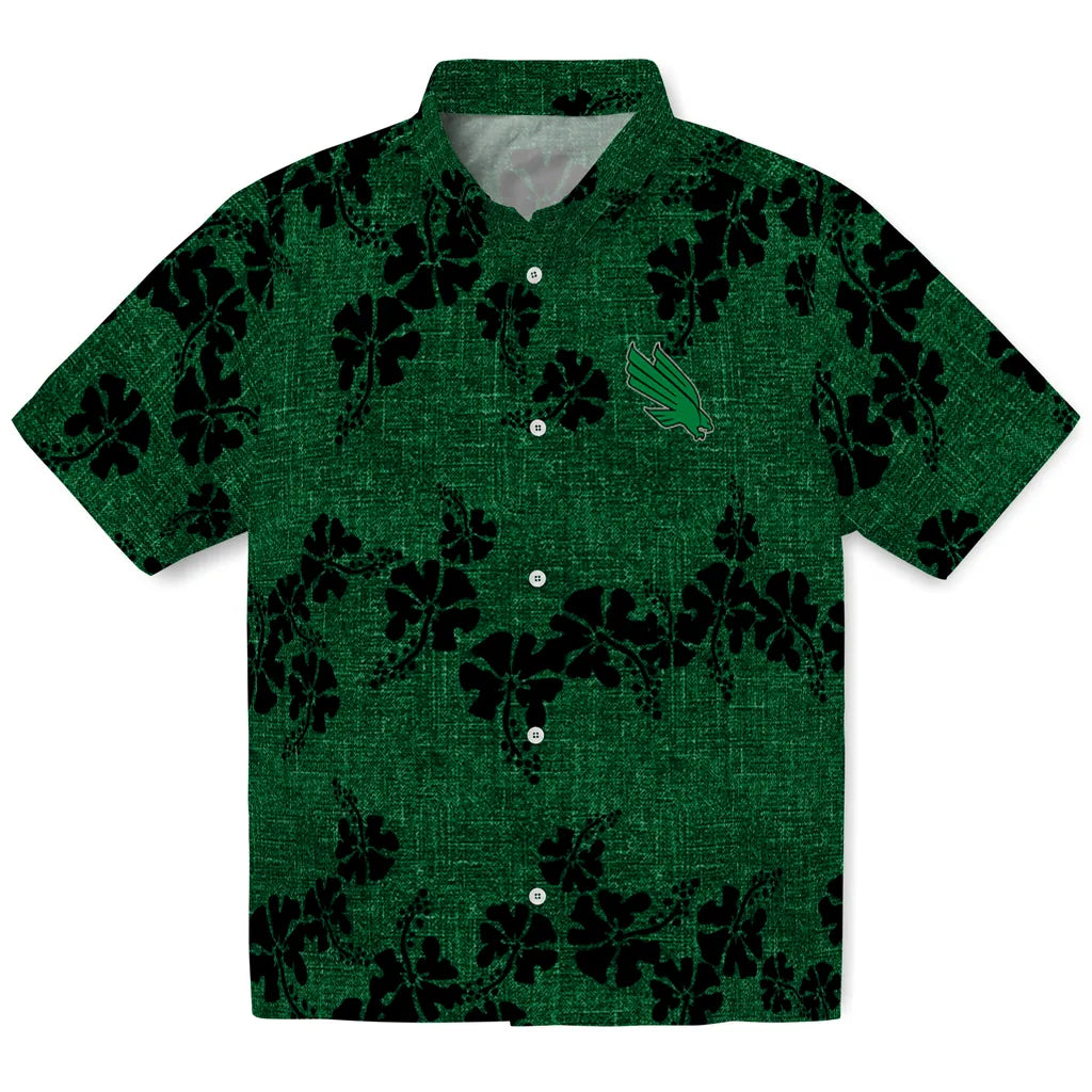 North Texas Mean Green Hawaiian Shirt - 50th State Flower | Hula Hawaiian Shirts