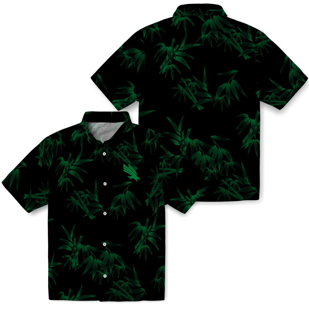North Texas Mean Green Hawaiian Shirt - Bamboo Branches | Hula Hawaiian Shirts