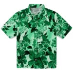 North Texas Mean Green Hawaiian Shirt - Hibiscus Arrangement | Hula Hawaiian Shirts