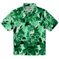 North Texas Mean Green Hawaiian Shirt - Hibiscus Arrangement | Hula Hawaiian Shirts