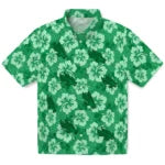 North Texas Mean Green Hawaiian Shirt - Hibiscus Cluster | Hula Hawaiian Shirts
