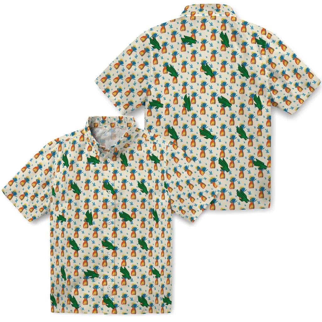North Texas Mean Green Hawaiian Shirt - Pineapple Delight | Hula Hawaiian Shirts