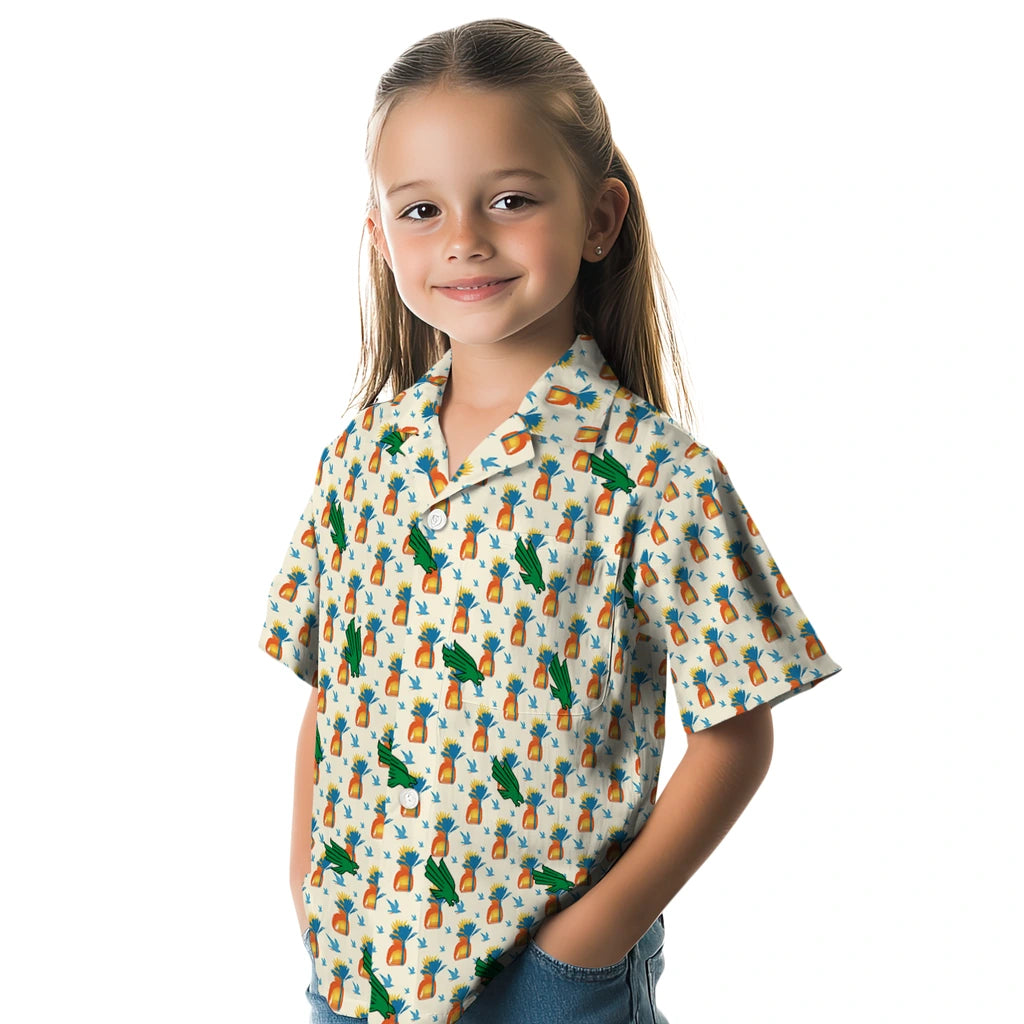 North Texas Mean Green Hawaiian Shirt - Pineapple Delight | Hula Hawaiian Shirts