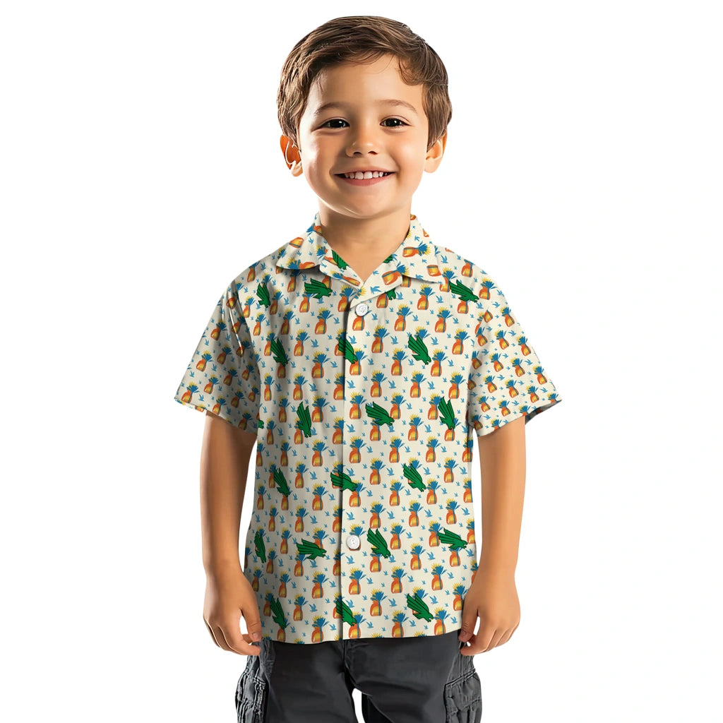 North Texas Mean Green Hawaiian Shirt - Pineapple Delight | Hula Hawaiian Shirts