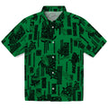 North Texas Mean Green Hawaiian Shirt - Turtle Lines | Hula Hawaiian Shirts