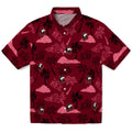 Northern Illinois Huskies Hawaiian Shirt - Palm And Clouds | Hula Hawaiian Shirts