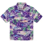 Northwestern Wildcats Hawaiian Shirt - Hawaii Island | Hula Hawaiian Shirts