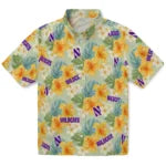 Northwestern Wildcats Hawaiian Shirt - Hibiscus Mood | Hula Hawaiian Shirts