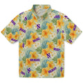 Northwestern Wildcats Hawaiian Shirt - Hibiscus Mood | Hula Hawaiian Shirts