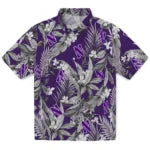 Northwestern Wildcats Hawaiian Shirt - Palm Leaves | Hula Hawaiian Shirts