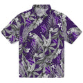 Northwestern Wildcats Hawaiian Shirt - Palm Leaves | Hula Hawaiian Shirts