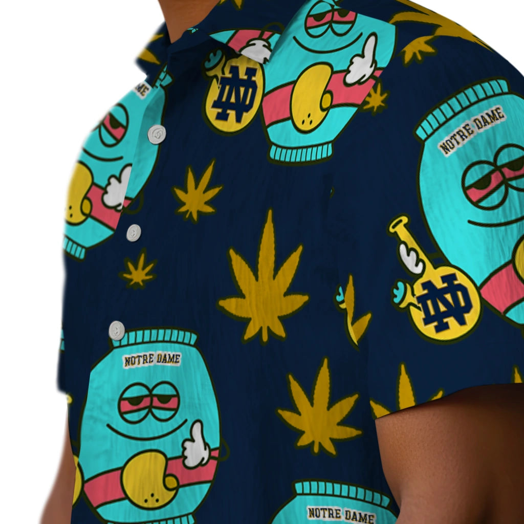 Notre Dame Fighting Irish Hawaiian Shirt - Chill Vibe | Hula Hawaiian Shirts