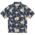 Notre Dame Fighting Irish Hawaiian Shirt - Flamingo Hibiscus | Hula Hawaiian Shirts