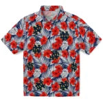 Notre Dame Fighting Irish Hawaiian Shirt - Hibiscus Fiesta | Hula Hawaiian Shirts