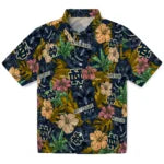 Notre Dame Fighting Irish Hawaiian Shirt - Hibiscus Tiki Jungle | Hula Hawaiian Shirts