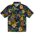 Notre Dame Fighting Irish Hawaiian Shirt - Hibiscus Tiki Jungle | Hula Hawaiian Shirts