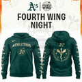 Oakland Athletics Fourth Wing Night Hoodie - LeagueLockerGear
