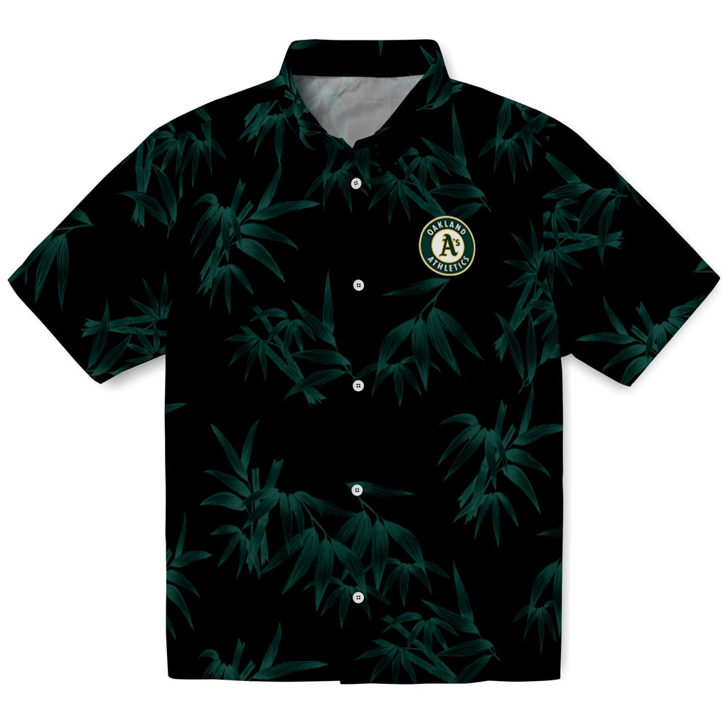 Oakland Athletics Hawaiian Shirt - Bamboo Branches | Hula Hawaiian Shirts