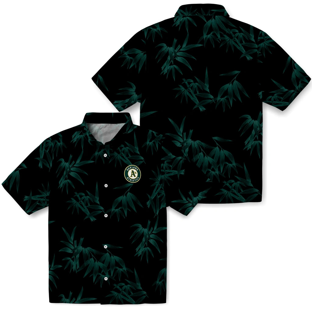 Oakland Athletics Hawaiian Shirt - Bamboo Branches | Hula Hawaiian Shirts