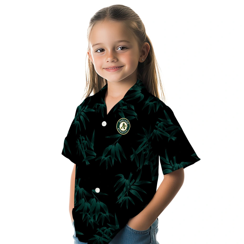 Oakland Athletics Hawaiian Shirt - Bamboo Branches | Hula Hawaiian Shirts