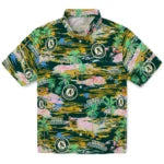 Oakland Athletics Hawaiian Shirt - Hawaii Island | Hula Hawaiian Shirts
