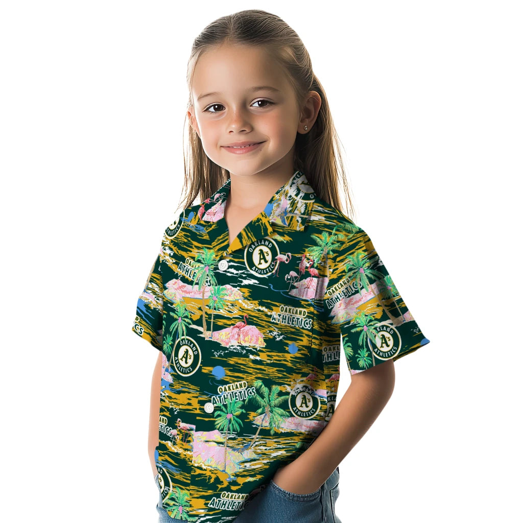 Oakland Athletics Hawaiian Shirt - Hawaii Island | Hula Hawaiian Shirts
