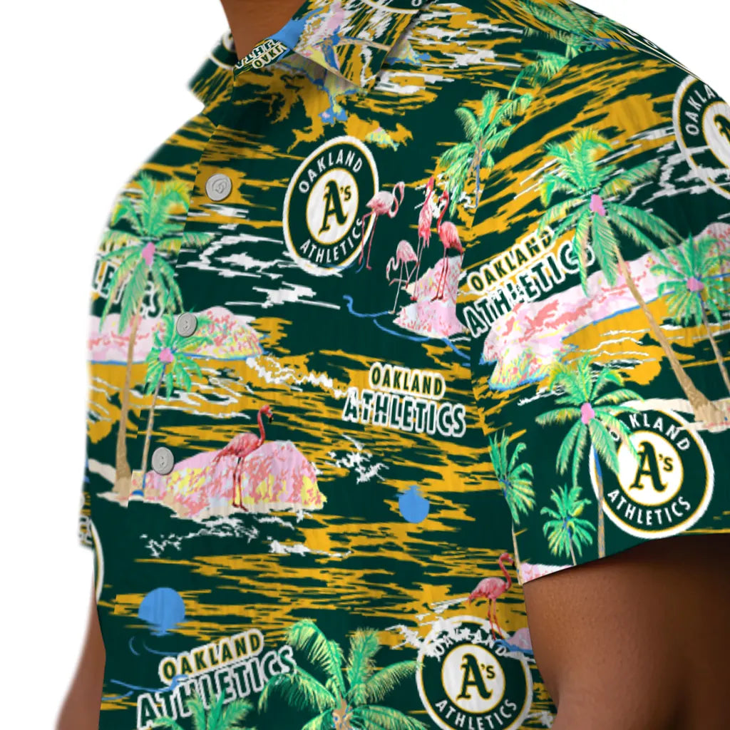 Oakland Athletics Hawaiian Shirt - Hawaii Island | Hula Hawaiian Shirts