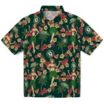 Oakland Athletics Hawaiian Shirt - Hawaiian Girls Design | Hula Hawaiian Shirts
