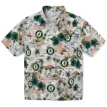 Oakland Athletics Hawaiian Shirt - Hibiscus Seaside | Hula Hawaiian Shirts