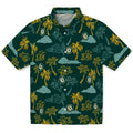 Oakland Athletics Hawaiian Shirt - Palm And Clouds | Hula Hawaiian Shirts