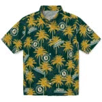 Oakland Athletics Hawaiian Shirt - Palm Tree Motif | Hula Hawaiian Shirts