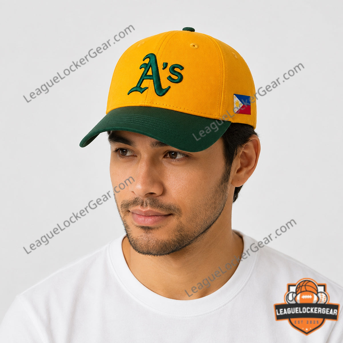 Oakland Athletics Philippines Flag Baseball Cap - LeagueLockerGear