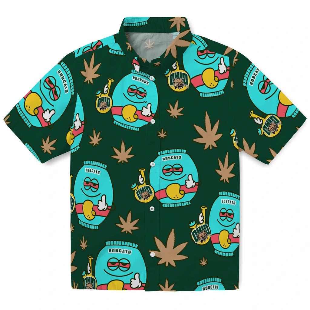 Ohio Bobcats Hawaiian Shirt - Chill Vibe | Hula Hawaiian Shirts