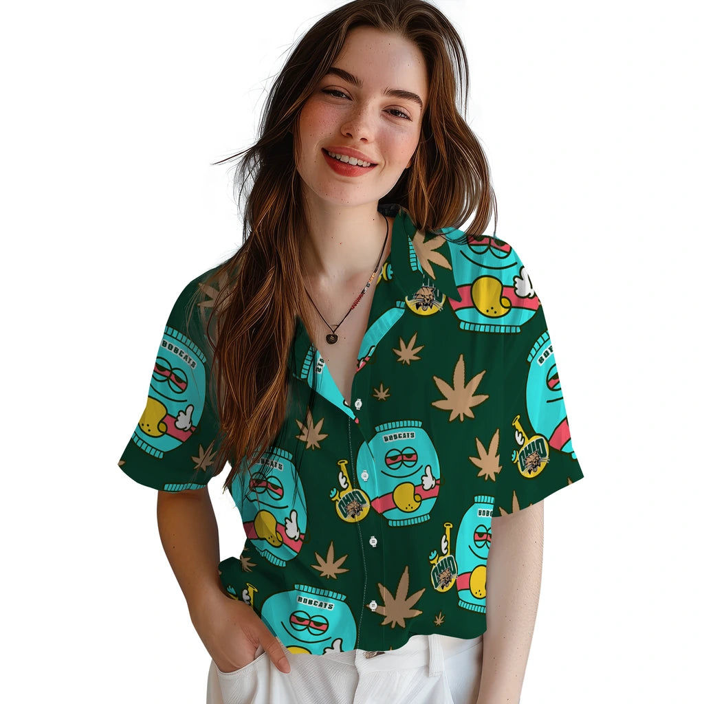 Ohio Bobcats Hawaiian Shirt - Chill Vibe | Hula Hawaiian Shirts