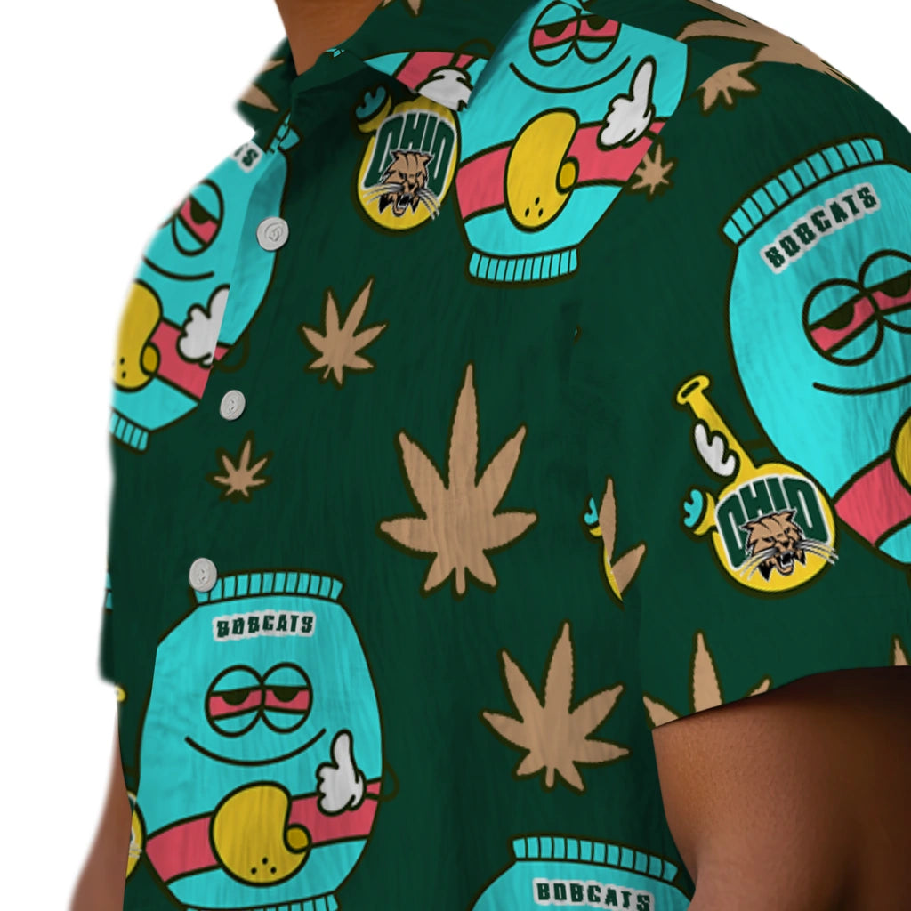 Ohio Bobcats Hawaiian Shirt - Chill Vibe | Hula Hawaiian Shirts
