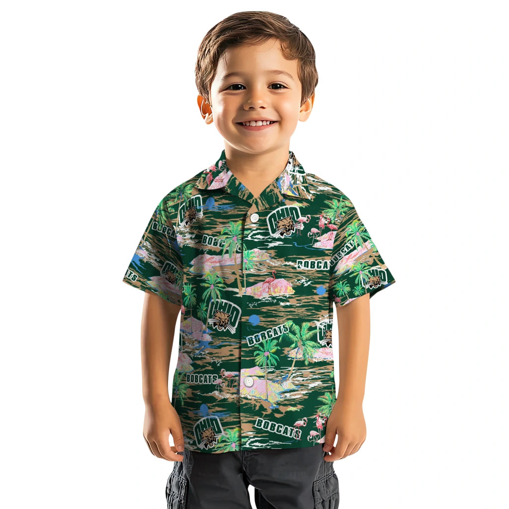 Ohio Bobcats Hawaiian Shirt - Hawaii Island | Hula Hawaiian Shirts