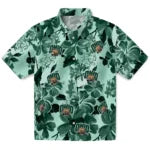 Ohio Bobcats Hawaiian Shirt - Hibiscus Arrangement | Hula Hawaiian Shirts