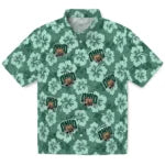 Ohio Bobcats Hawaiian Shirt - Hibiscus Cluster | Hula Hawaiian Shirts