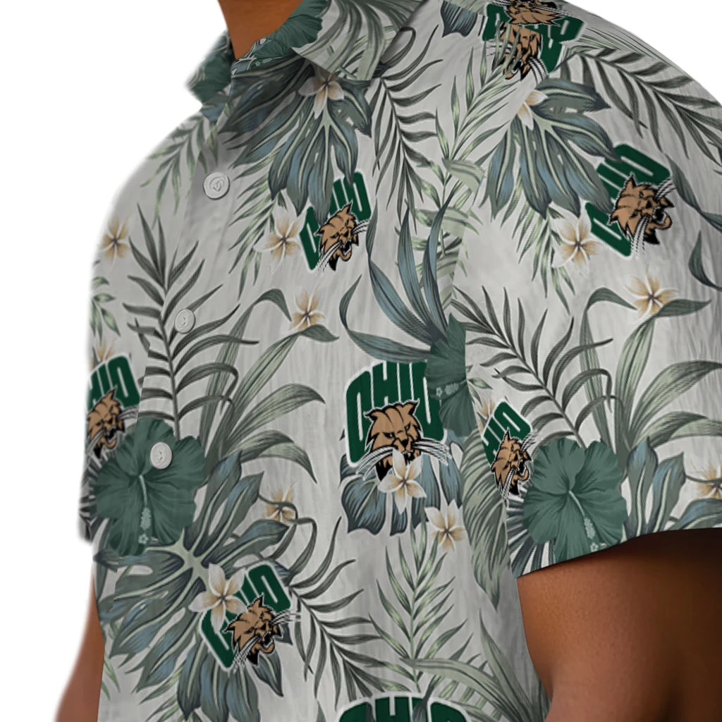 Ohio Bobcats Hawaiian Shirt - Hibiscus Designs | Hula Hawaiian Shirts