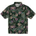 Ohio Bobcats Hawaiian Shirt - Hibiscus Leaves Pattern | Hula Hawaiian Shirts