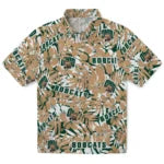 Ohio Bobcats Hawaiian Shirt - Hibiscus Overlay | Hula Hawaiian Shirts